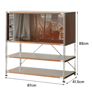 ツゲ材 ディスプレイキャビネット