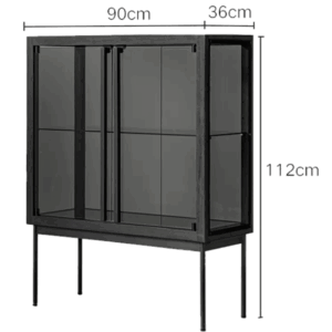 Woody Auraモダンディスプレイキャビネット