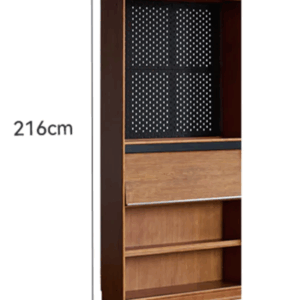 Woody Prime Boxツゲ材 壁面本棚ベンチ一体型