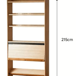 Woody Prime Cherry 多機能木製ブックシェルフ