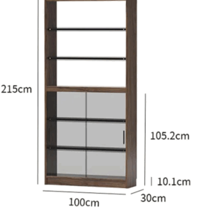 Woody Prime Walnut ウォールナット材 天然木材オープンシェルフ