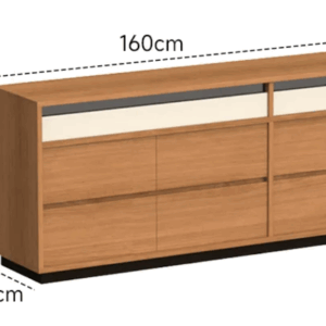 Woody Prime Cherry 天然木8マスレトロチェスト
