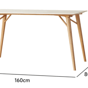 チェリー材 天然木ダイニングテーブル