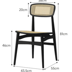 Woody Auraホワイトオーク材 ラタン調リラックスチェア