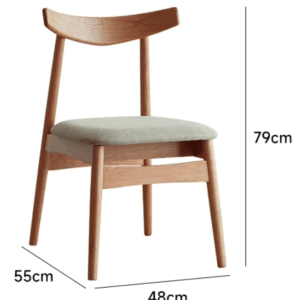 チェリー材 ミニマルダイニングチェア