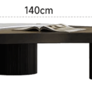 木目調バイカラーデザインセンターテーブル